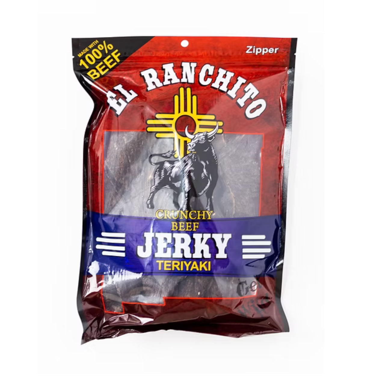 El Ranchito Carne Seca Tereyaki Jerky Crunchy Beef 6 OZ