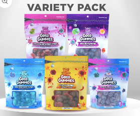 Goso Gummies Sweet Sour & Spicy Viral Gusher Bombs - Variety 5-Pack - 30 Ounce Bundle - Viral Gushers